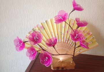 Цветы из капрона