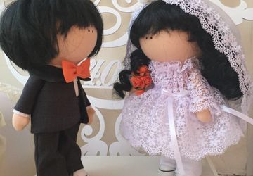 Куклы "Свадебная парочка!"