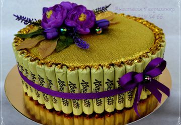 Торты из конфет