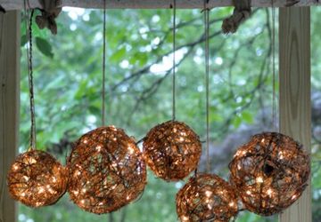 Сферы из веток для украшения вашего дома и сада