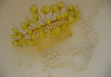 Солнечный гребень в прическу