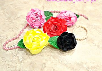 Пионы ручной работы