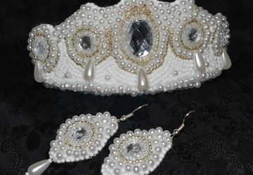 Диадема и серьги "Невеста"