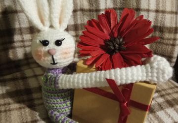 Зайка-поздравляйка!