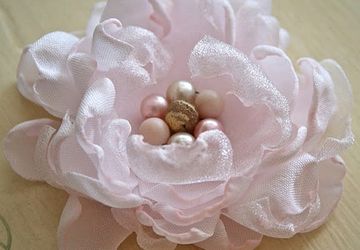 Цветы из ткани своими руками