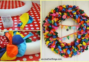 Необычное применение воздушных шариков.