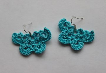 Серьги бабочки