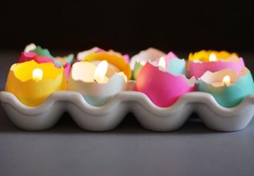 Пасхальные огни: тематические свечи своими руками