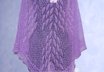 шаль  Горная лаванда