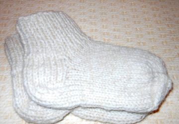 Детские шерстяные носочки