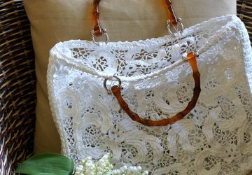Кружевная сумка ручной работы