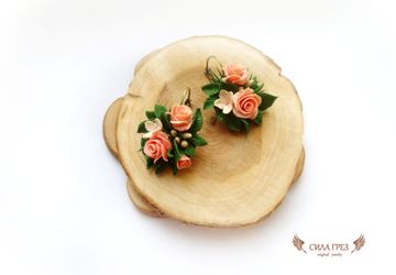 Серьги "Весенний букет"