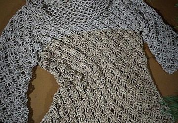 Кофточка женская ажурная