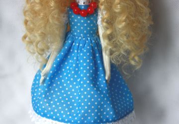 Текстильная интерьерная кукла