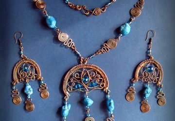 Медный комплект "Бирюза"