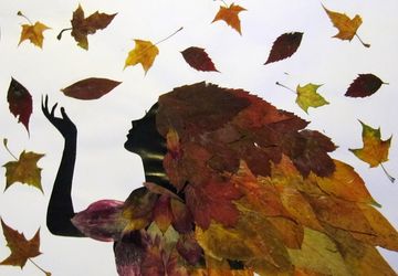 Аппликация на тему осень