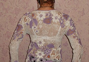 Кофточка крючком.