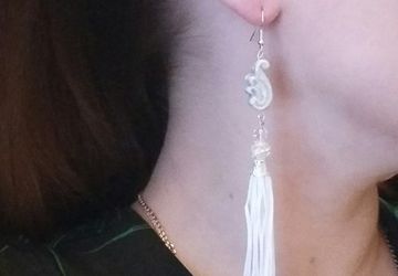 Серьги-кисточки