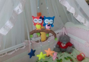 Мобилька из фетра