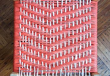 Как сделать плетеный табурет своими руками