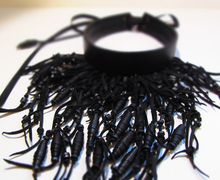 Кожаное колье "Королева ведьм"