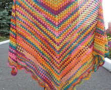 Шаль "Современная этника"