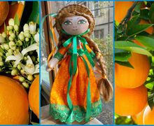 Интерьерная кукла Апельсинка