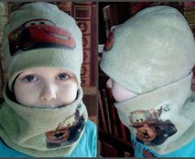 Комплект шапка и снуд