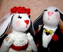 Свадебные зайцы Тильда