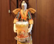 Тильда - хранительница ватных палочек и дисков