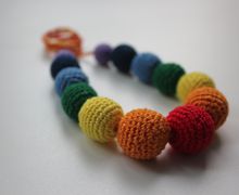 Вязаные бусы