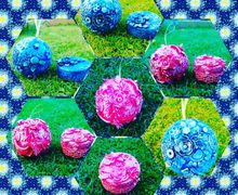 Декоративный шар и шкатулка