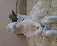 старушка вязальщица