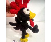Петушок амигуруми