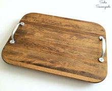 Поднос из разделочной доски