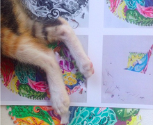 Открытка Zentangle