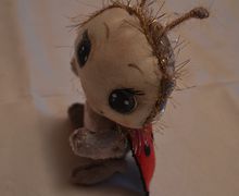 текстильная игрушка- Божья коровка.