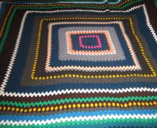 Плед ручной работы