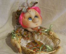 куколка-корзинка"Сладушка"