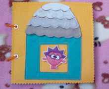 Книжка из фетра для развития деток!