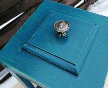 Holiday candlestick, rustic