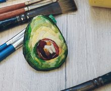 Брошь Авокадо