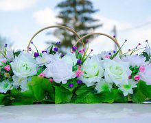 Украшение на свадебную машину (на крышу и капот)