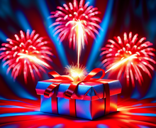 How to make a gift for 4th of July