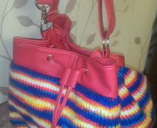 Сумка женская вязанная ручная работа