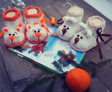 Плюшевые пинетки