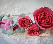 Цветочный веночек..Игра красок.