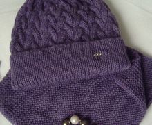 Комплект вязаный