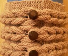 Шарф-снуд "Косы"