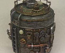 Банка для чая или кофе в стиле стимпанк